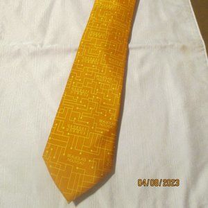 Georges Duboeuf BEAUJOLAIS NOUVEAU 100% Silk Tie ORANGE